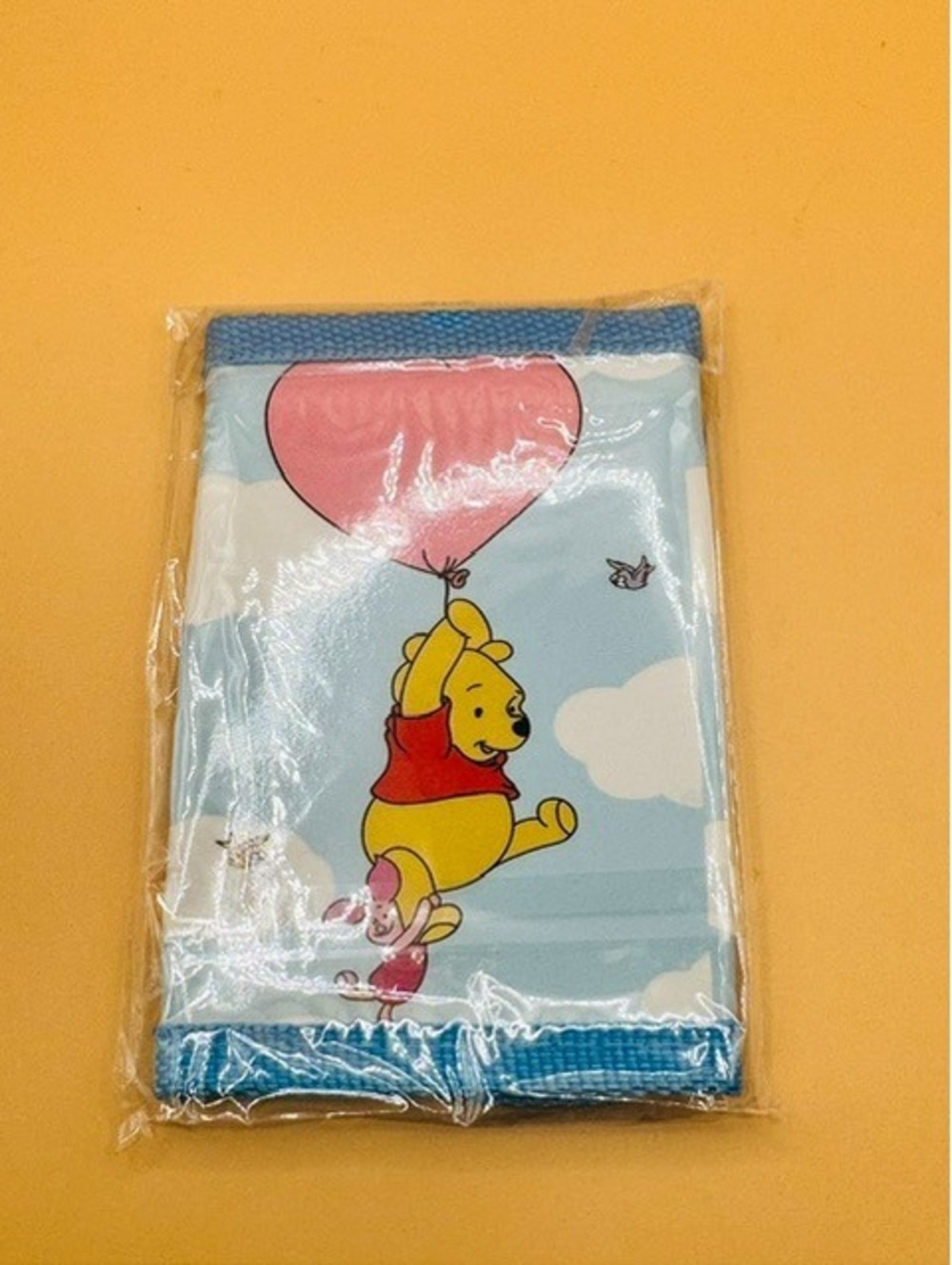 Colorful Character Zipper Wallets for Kids & Teens (Blue Balloon Winnie)